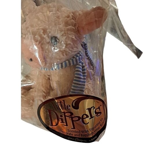 GANZ Little Dippers Scented Wax Pink Pig Plumeria New in Bag Unopened - Picture 3 of 4